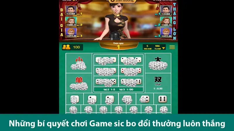 Khám phá các loại cược và bí quyết chơi game sic bo đổi thưởng luôn thắng